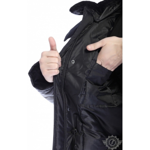 Куртка непромокаемая зимняя черная