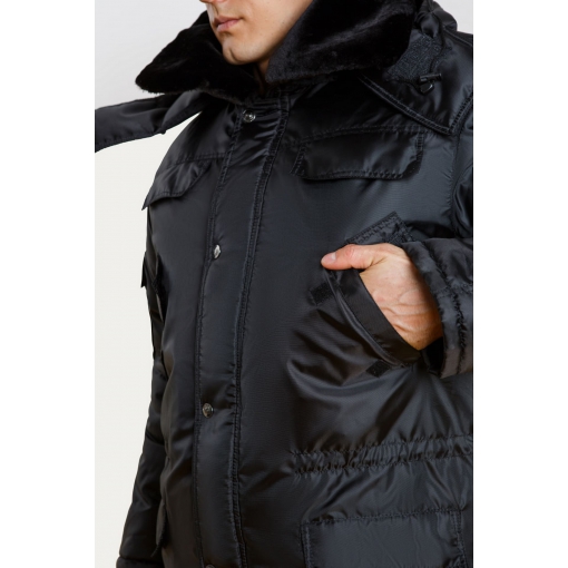 Куртка непромокаемая зимняя черная