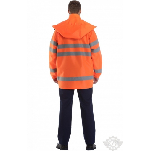 Куртка-ветровка с СВП (СОП) оранжевая