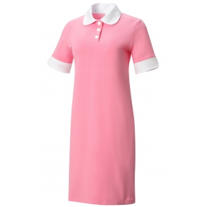 Платье-поло трикотажное GRACE (Грейс) цвет PINK (розовый)